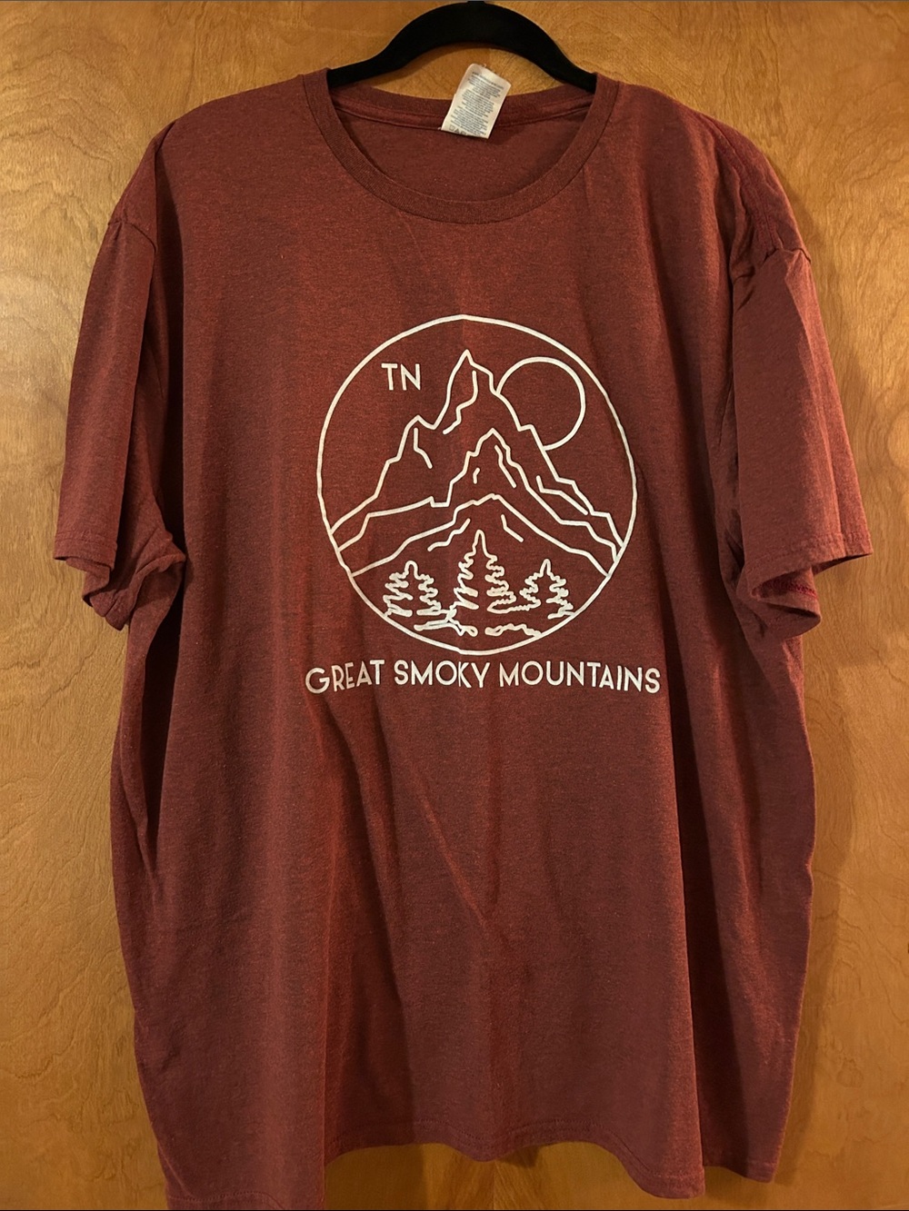 Great Smoky Mountains Graphic Tee - Maroon